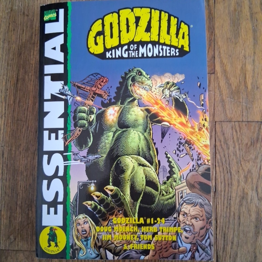 Marvel Godzilla Comic Book - Green and Yellow